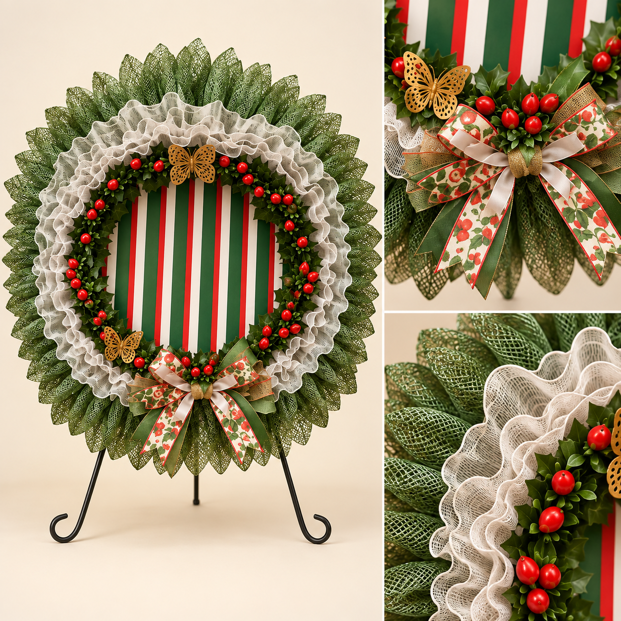 Berry Blessings Christmas wreath