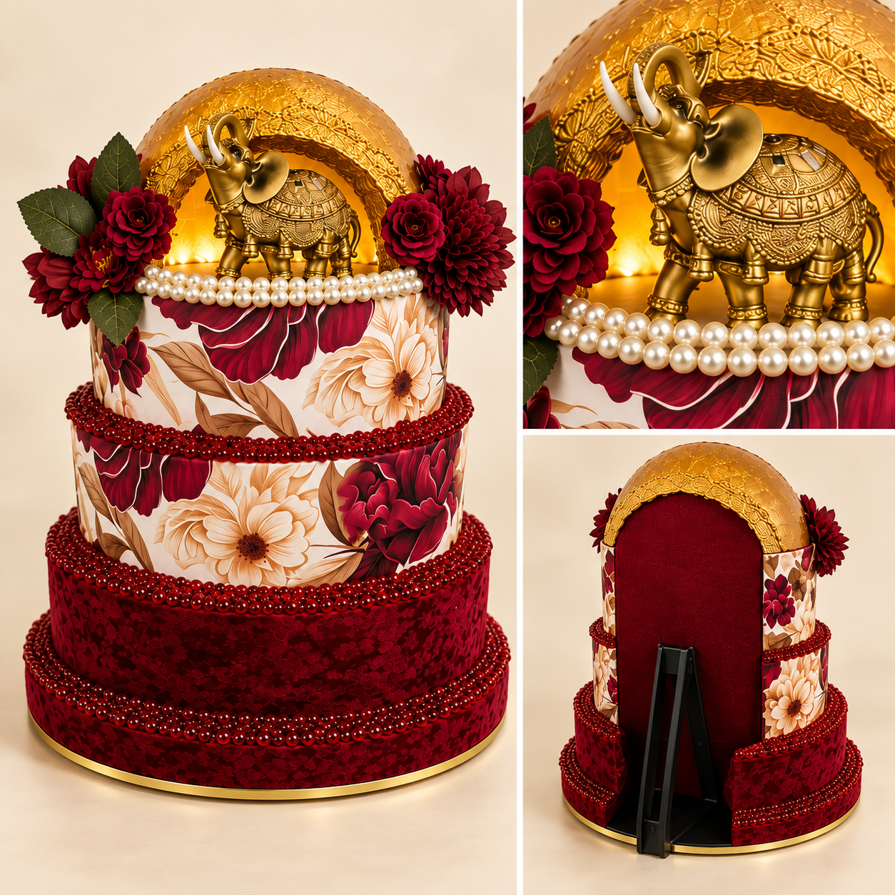 Regal Bloom personalized tribute display