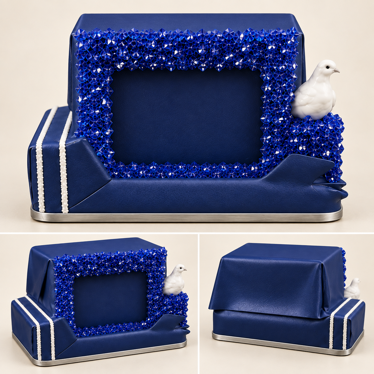 Serenity Wings royal blue crystal tribute