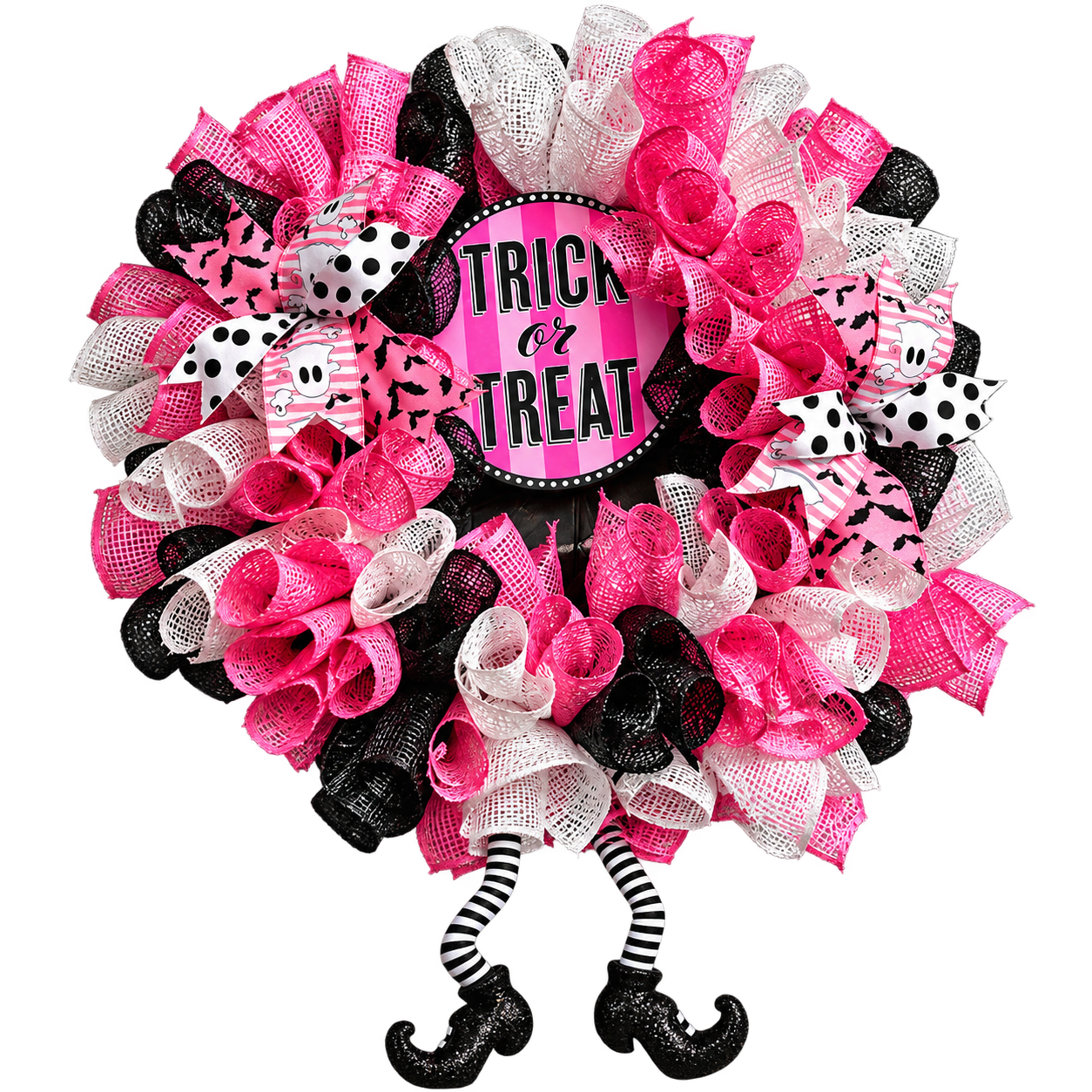 Trick or Treat Halloween wreath